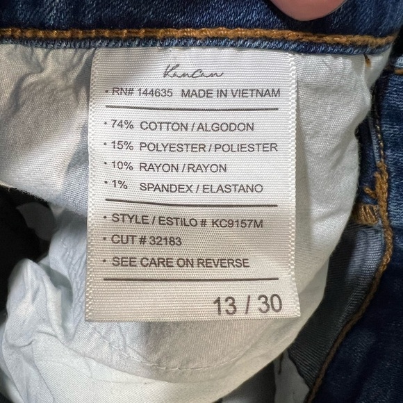New NWT KanCan jeans distressed 13/30 high rise  ankle skinny - Picture 11 of 12